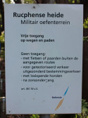 Sign Rucphense Heide Tng Area