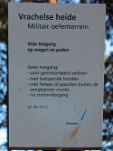 Sign Vrachelse Heide Tng Area