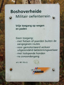 Sign Boshoverheide Tng Area