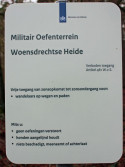 Sign Woensdrechtse Heide Tng Area