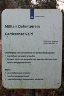 Sign Garderenseveld Tng Area