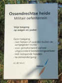 Sign Ossendrechtse Heide Tng Area