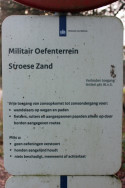 Sign Stroese Zand Tng Area